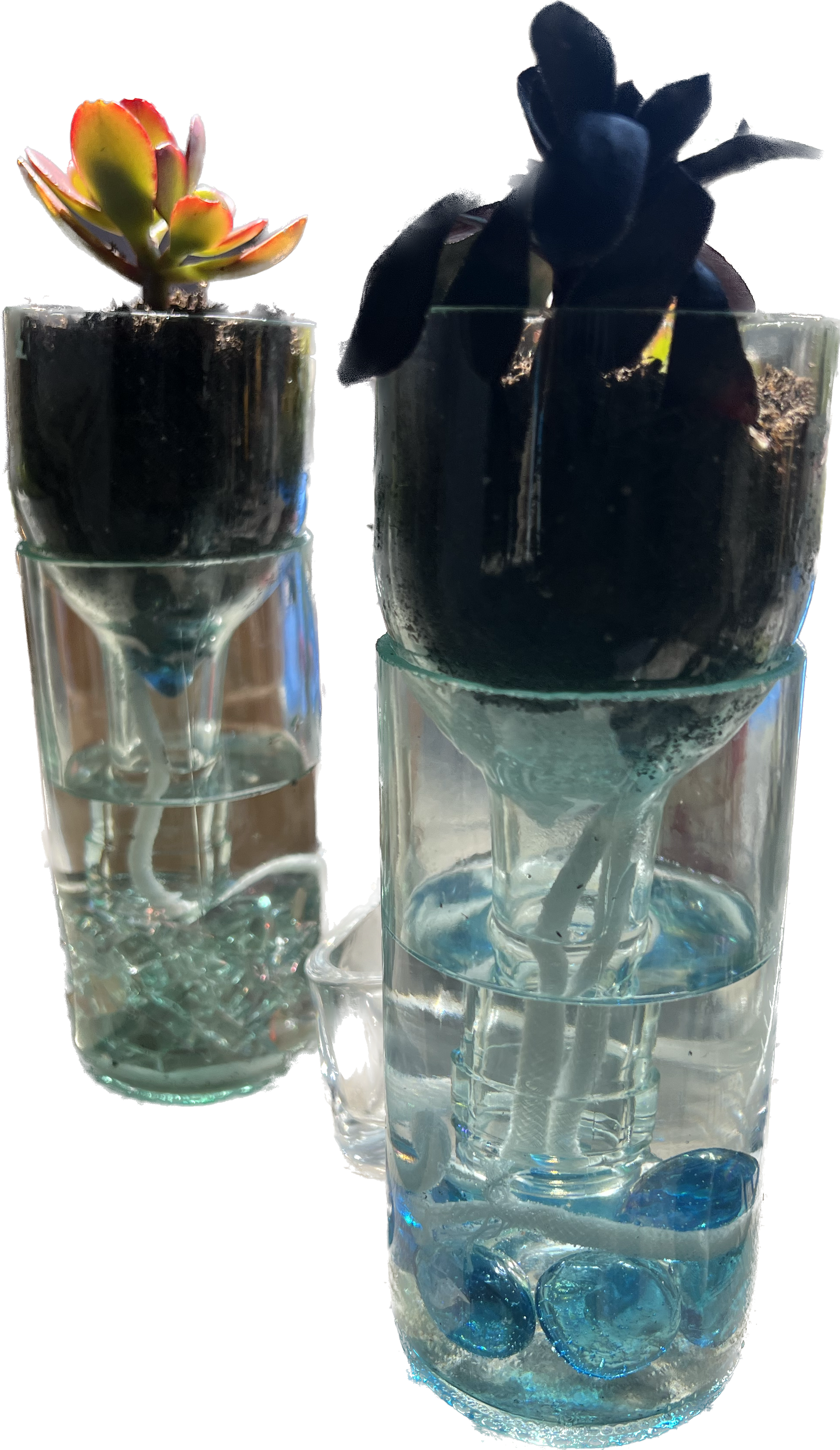 Blue Glass in Glass