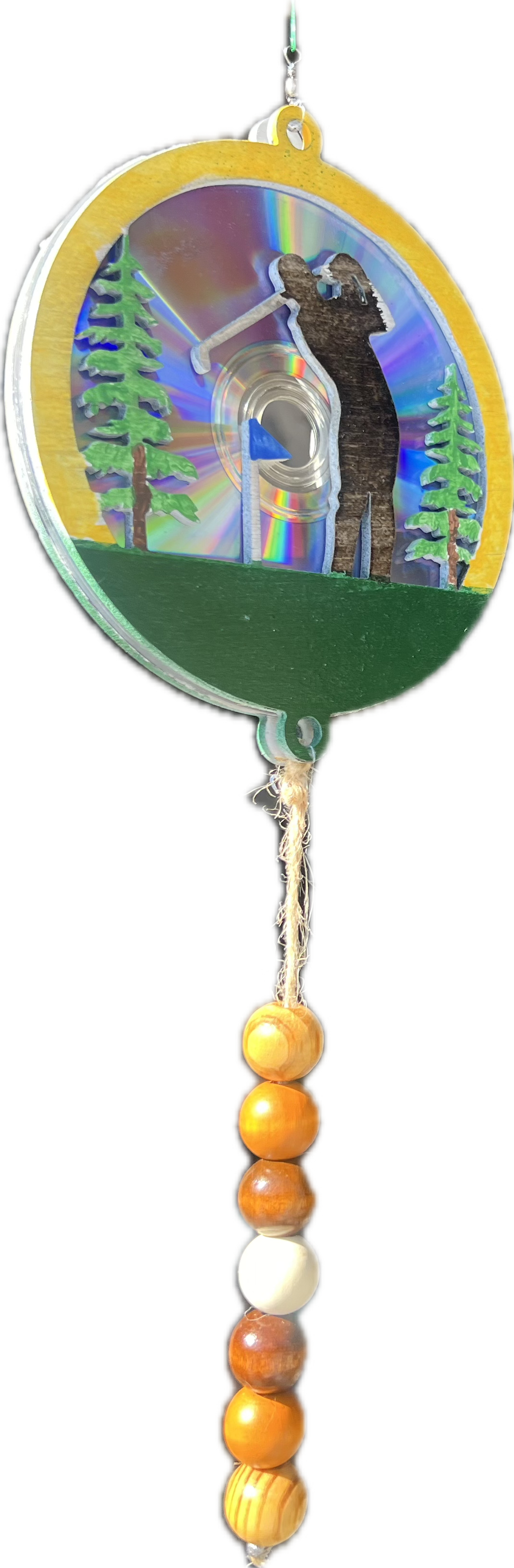 Serenading golf DVD Suncatcher